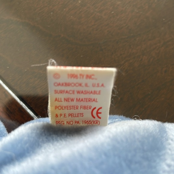 TY Rare Beanie Baby Echo Style 4180, 1996  **ERROR** - Picture 9 of 9